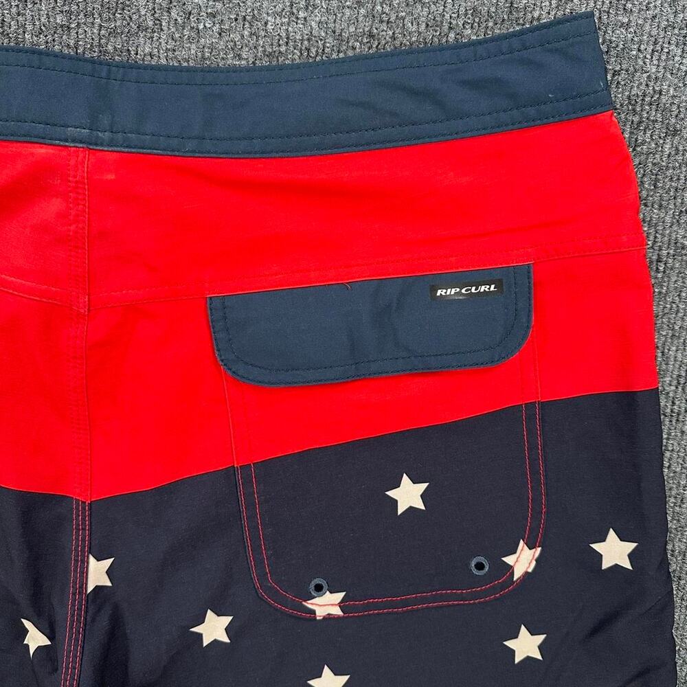 Rip Curl Men’s Mirage Board Shorts USA Flag Stars Stripes Swim Trunks - Picture 7 of 7